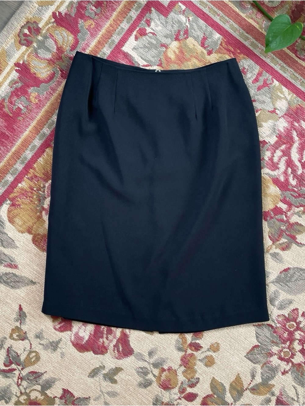 Hillard & Hanson Vintage Classic Black Women's Pencil Skirt